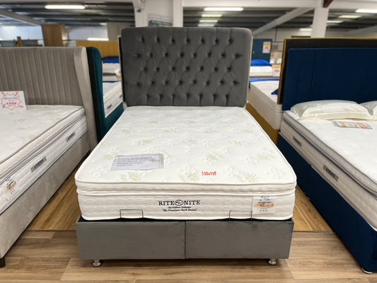 Ottoman bed with mattress in 4ft6 double size