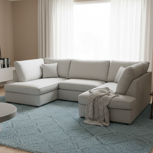 Astoria U-shape with a poof