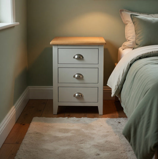 Mila 3-drawers bedside locker