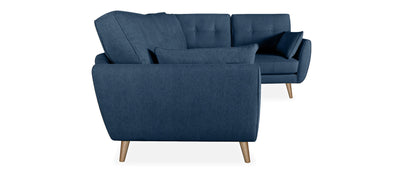 Zinc Navy Left Corner Sofa