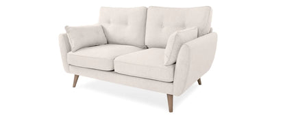 Zinc Cream Fabric 2-Seater Sofa