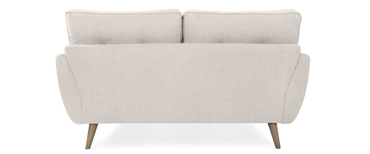 Zinc Cream Fabric 2-Seater Sofa