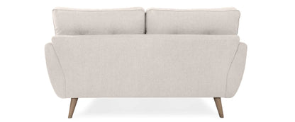 Zinc Cream Fabric 2-Seater Sofa