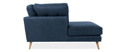 Zinc Navy Left Corner Sofa